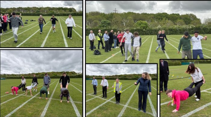 A massive well done to all Y13 Sports Day competitors! Four tutor groups took part and competed for the 2025 sixth form title! Races included egg & spoon, wheelbarrow, tug of war! Well done everyone!