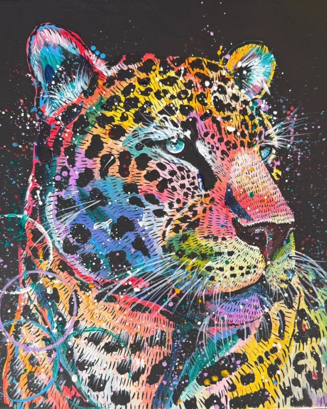 These 2 fabulous paintings were created by our very own Mrs Douglas. The colourful leopard was finished using acrylic paints on canvas and the giraffe is watercolour paint on cartridge paper. 

Give her a follow @kdoarts 

#acrylicartworks #watercolor #graffitiartist #artteachersmakingart